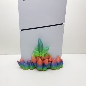 3D-geprinte kristallen PlayStation 5 Slim standaard