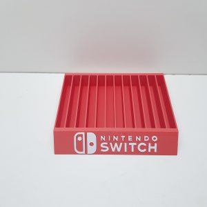 3D-geprinte Nintendo Switch gamecase houder rood