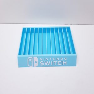 3D-geprinte Nintendo Switch gamecase houder blauw