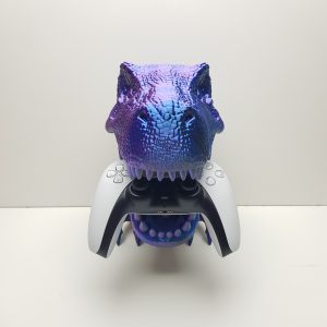 3D-geprinte T-Rex gamecontroller wandhouder