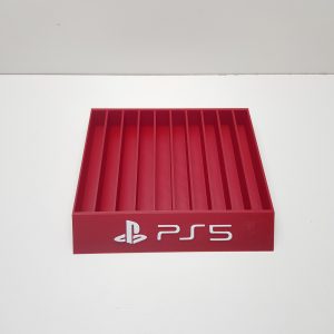 3D-geprinte PS5 gamecase houder rood