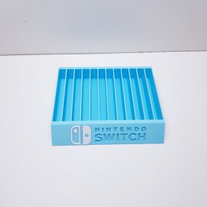 3D-geprinte Nintendo Switch gamecase houder blauw